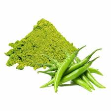 Dried Green Chilli Powder